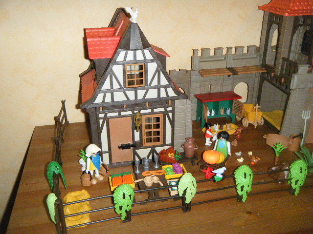 Playmobil ferme médiévale