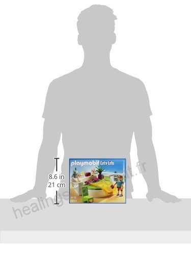 Playmobil city life chambre avec lit rond