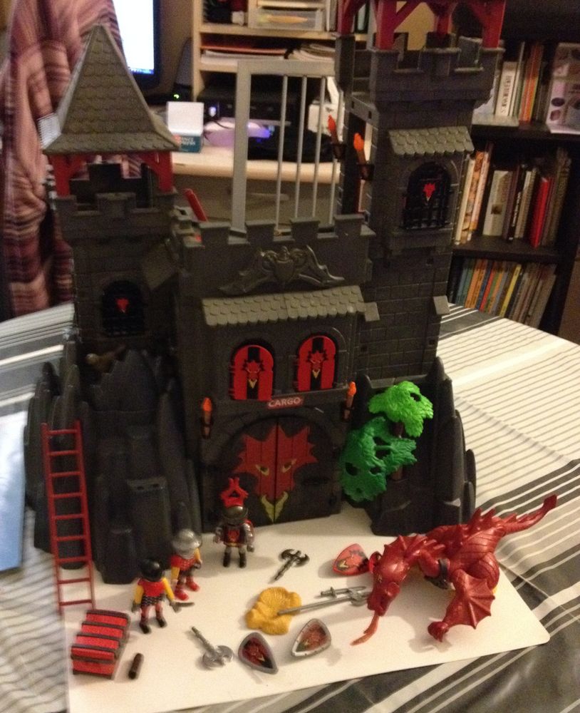 Playmobil forteresse dragon rouge 3269