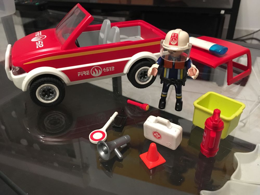 Camion pompier playmobil occasion