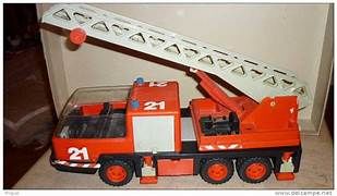 Playmobil camion de pompier vintage