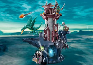 Playmobil forteresse dragon vert
