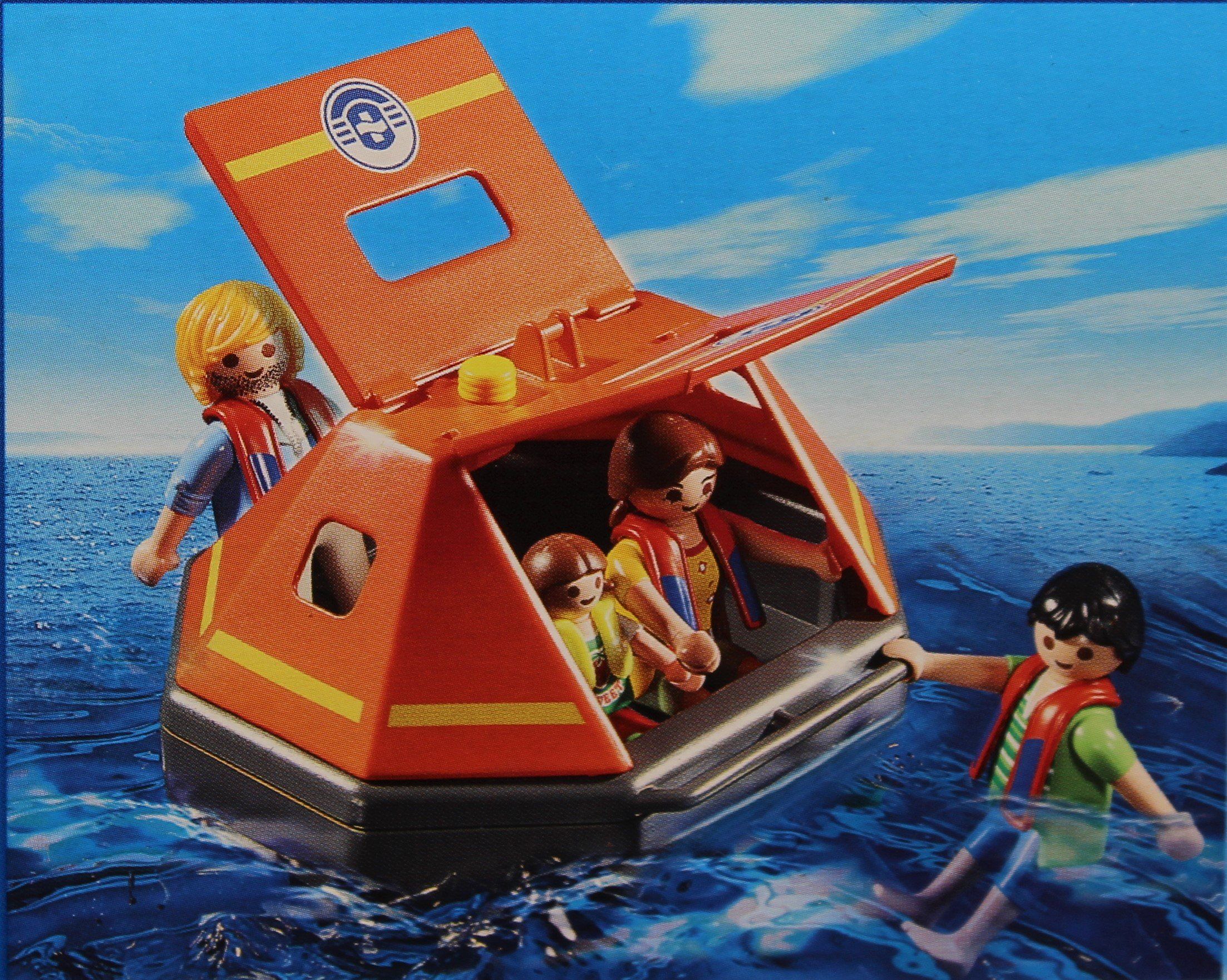 Playmobil 5545 city action coast guard life raft
