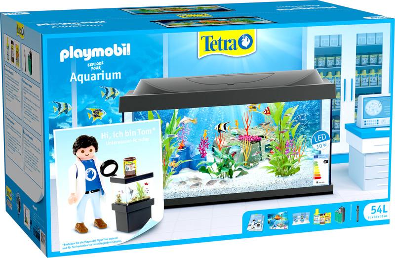 Playmobil taucher aquarium