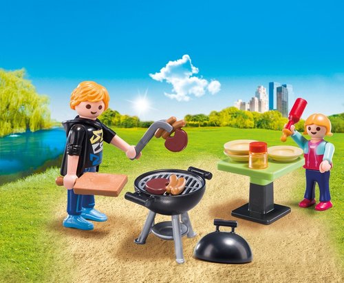 Playmobil famille barbecue