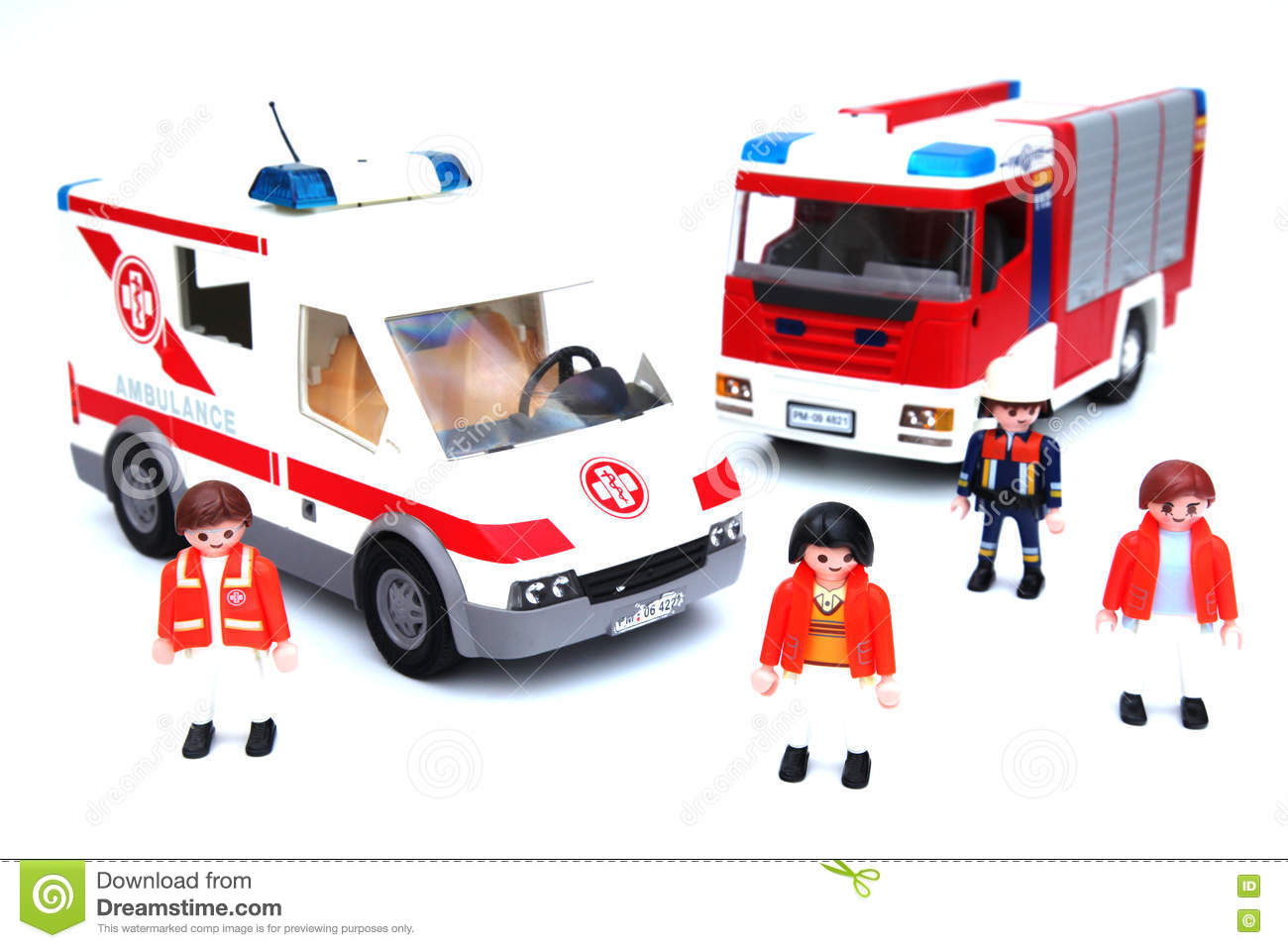 Playmobil ambulance en francais