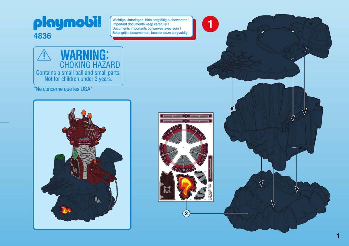 Playmobil dragon notice