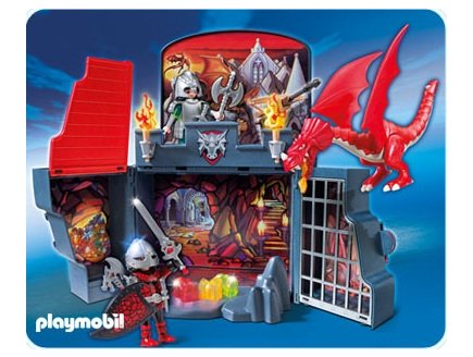 Playmobil chateau chevalier dragon
