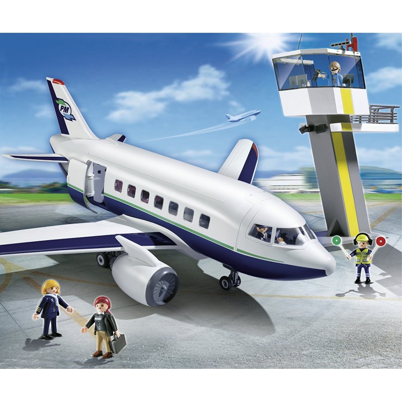 Playmobil city action - avión pasajeros y mercancías (5261)