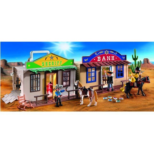 Playmobil coffret cowboy transportable