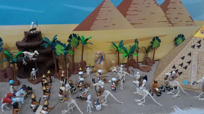 Diorama playmobil egypte