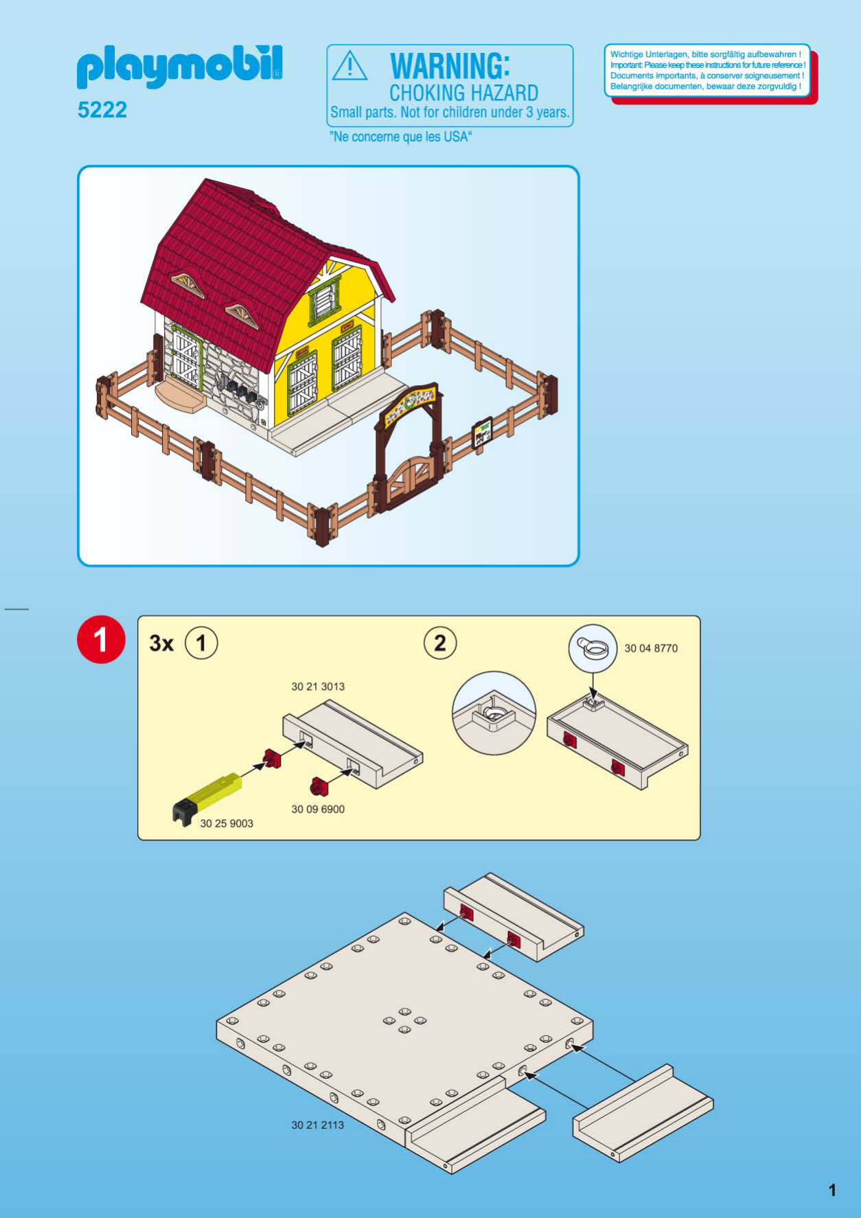 Playmobil parcours equestre