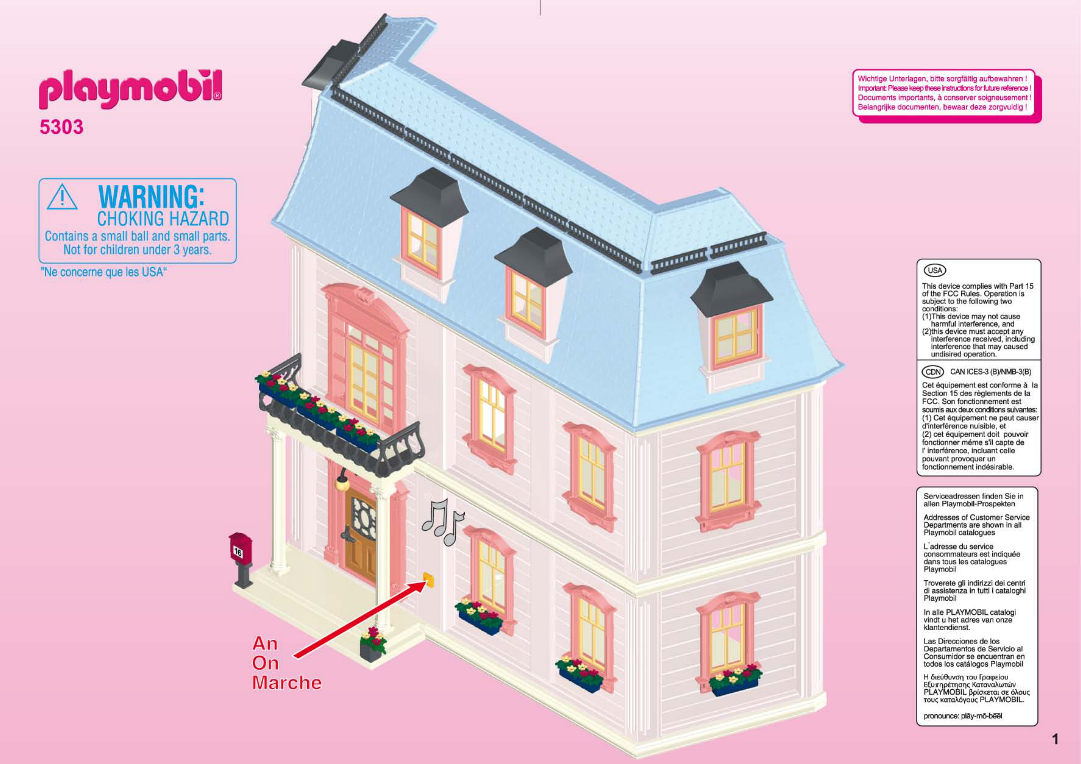 Playmobil maison notice