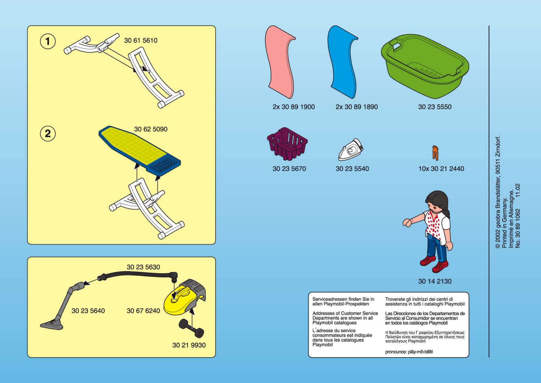 Playmobil buanderie 3206 notice