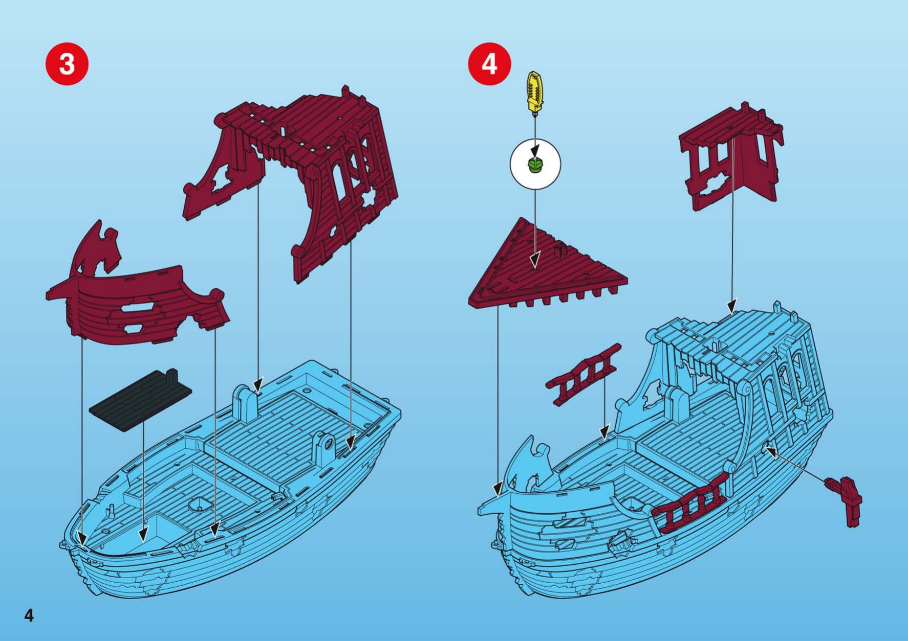 Notice bateau pirate fantome playmobil