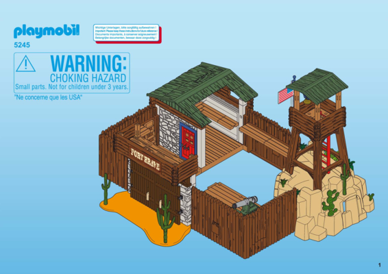 Fort des cowboys playmobil