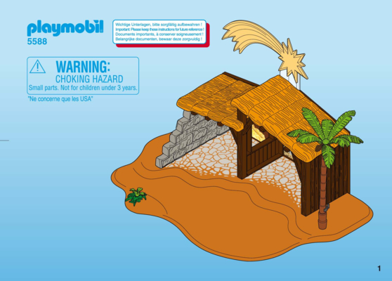 Creche noel playmobil 5588