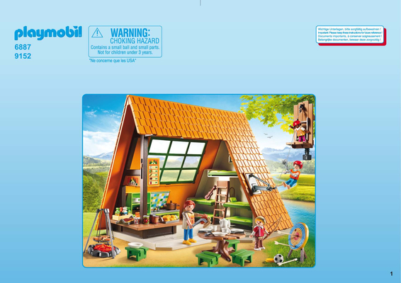 Playmobil family camping trip uk