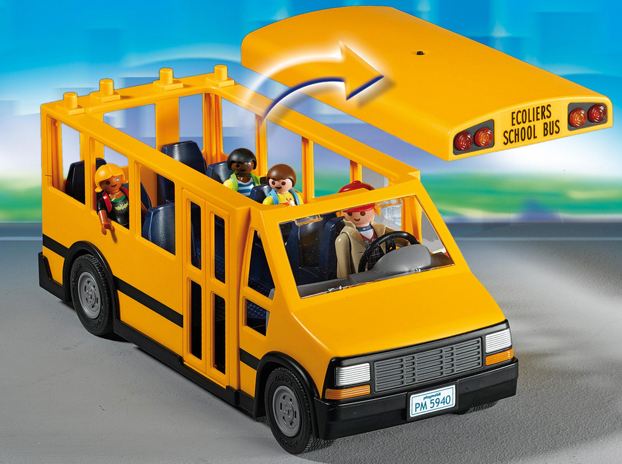 Playmobil yellow bus