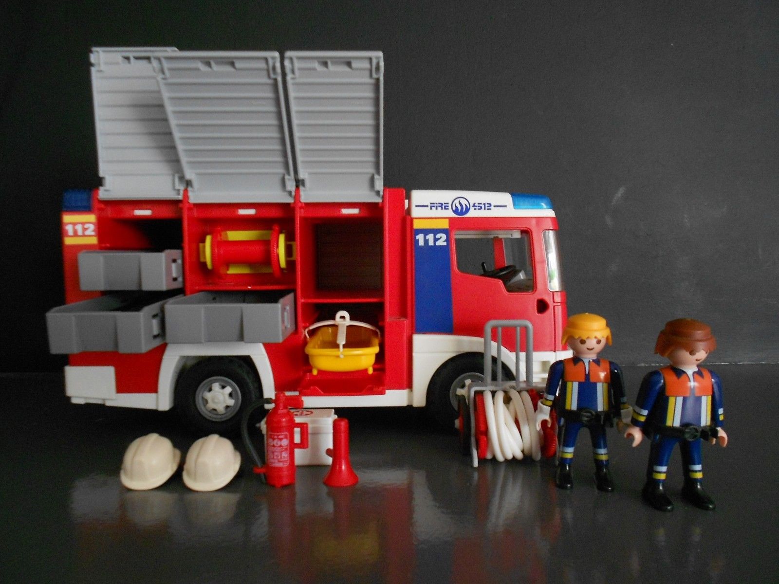 Playmobil 5362 camion pompier échelle sirène