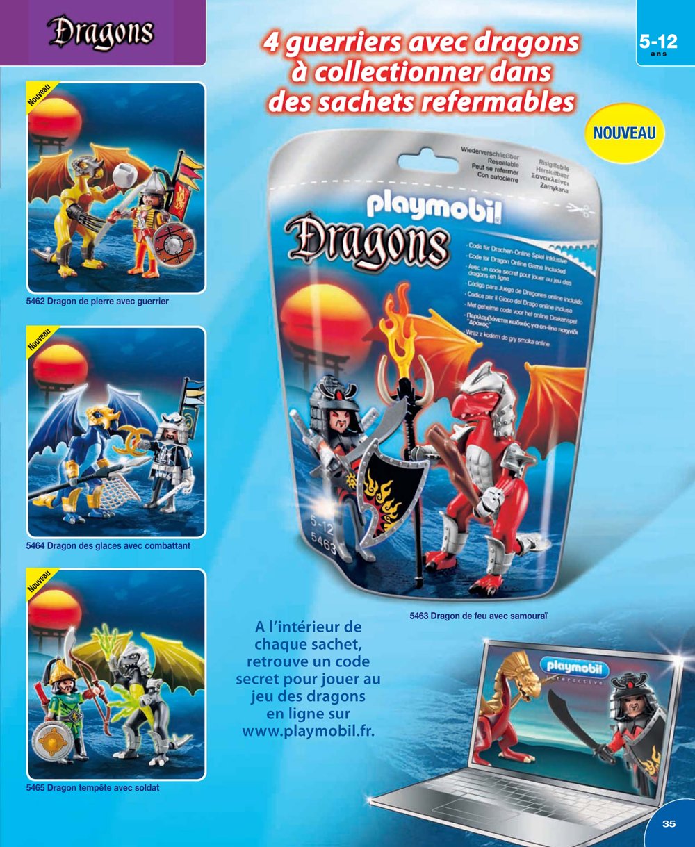 Playmobil dragon de glace