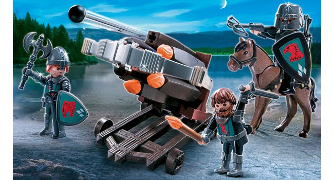 Playmobil chevalier du lion dessin animé