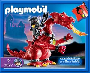 Video playmobil chevalier dragon rouge