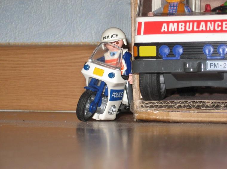 Playmobil police pompier