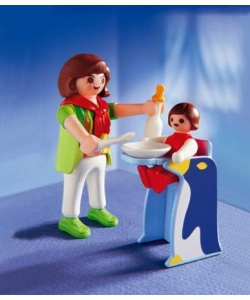 Playmobil papa y bebe