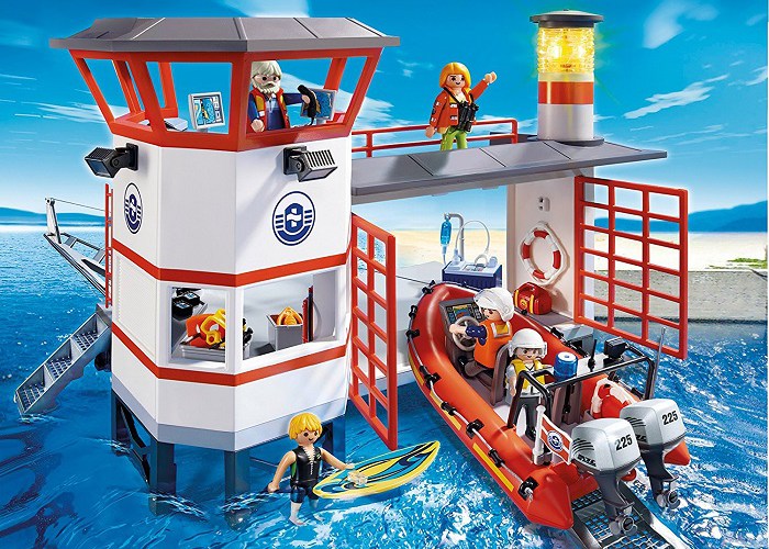 Playmobil city action coast guard station