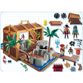 Playmobil pirate coffre