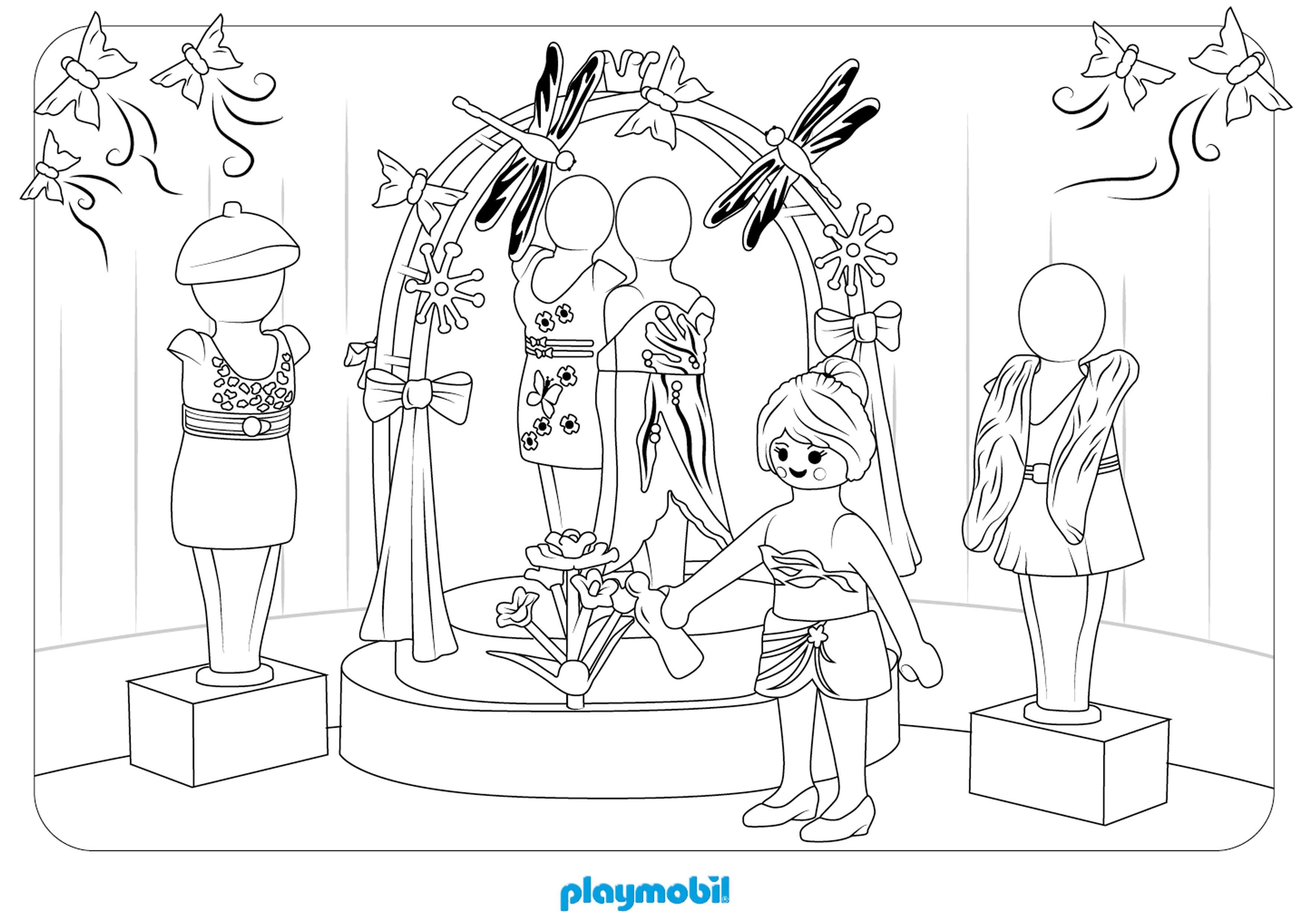 Playmobil dessin a imprimer