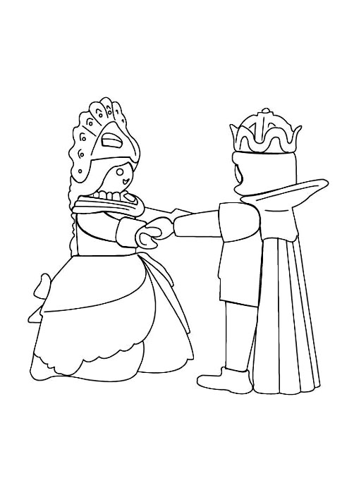 Coloriage playmobil espion