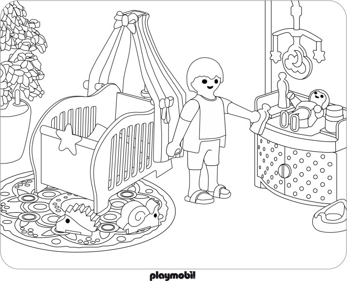 Coloriage playmobil foot