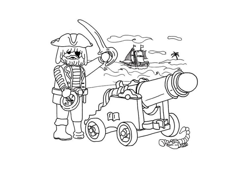 Dessin playmobil garcon