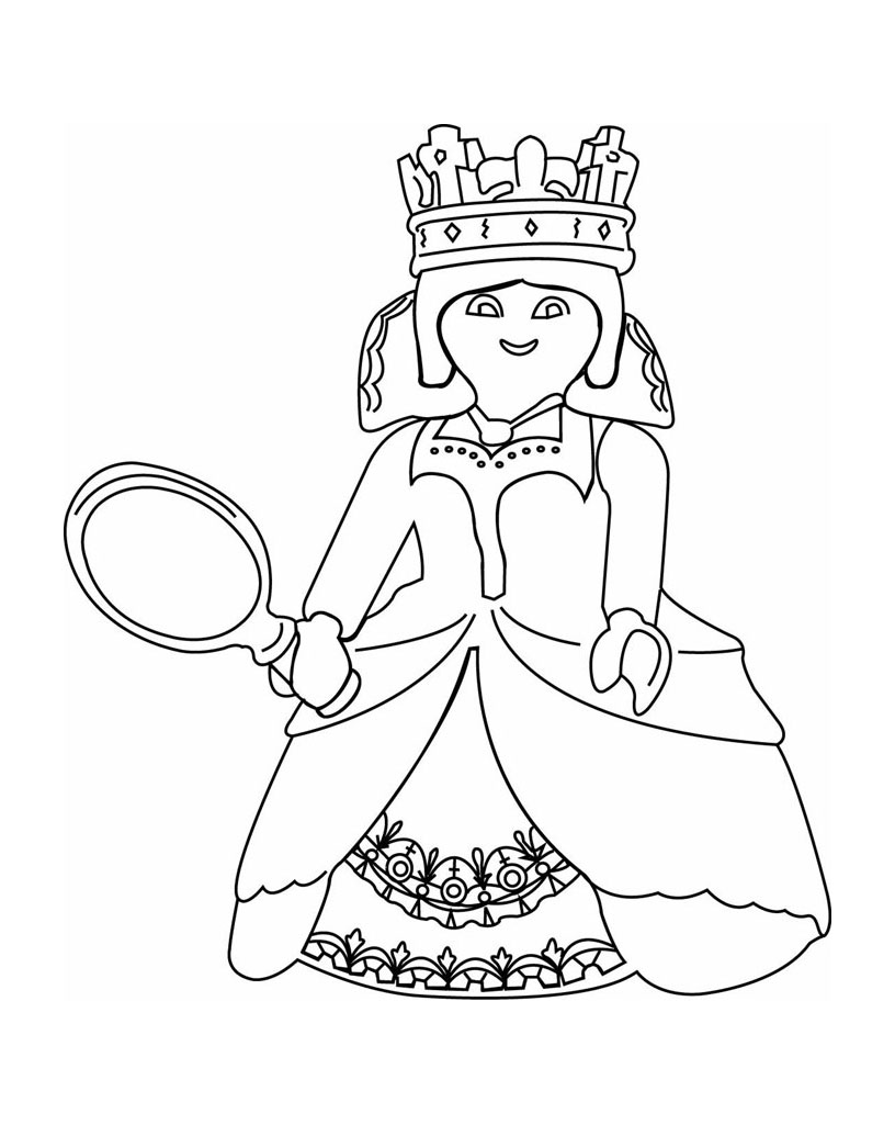Dessin playmobil chevalier imprimer