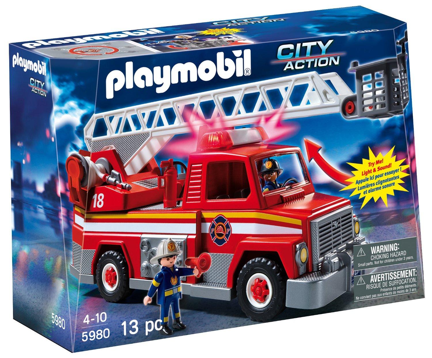Playmobil pompier walmart