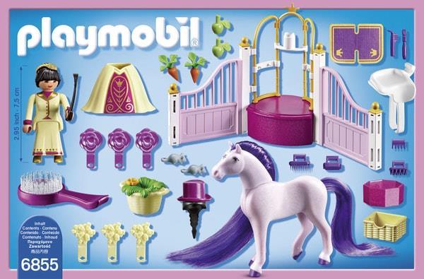 Playmobil ecurie avec cheval a coiffer