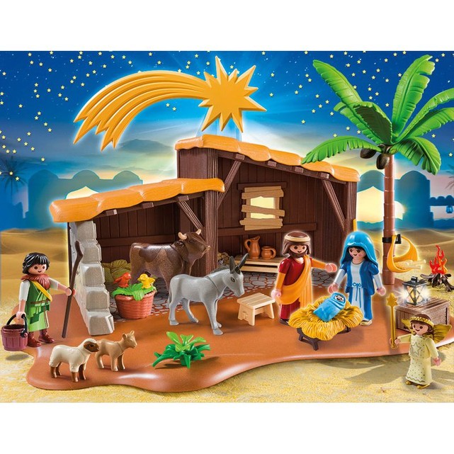 Calendrier playmobil creche