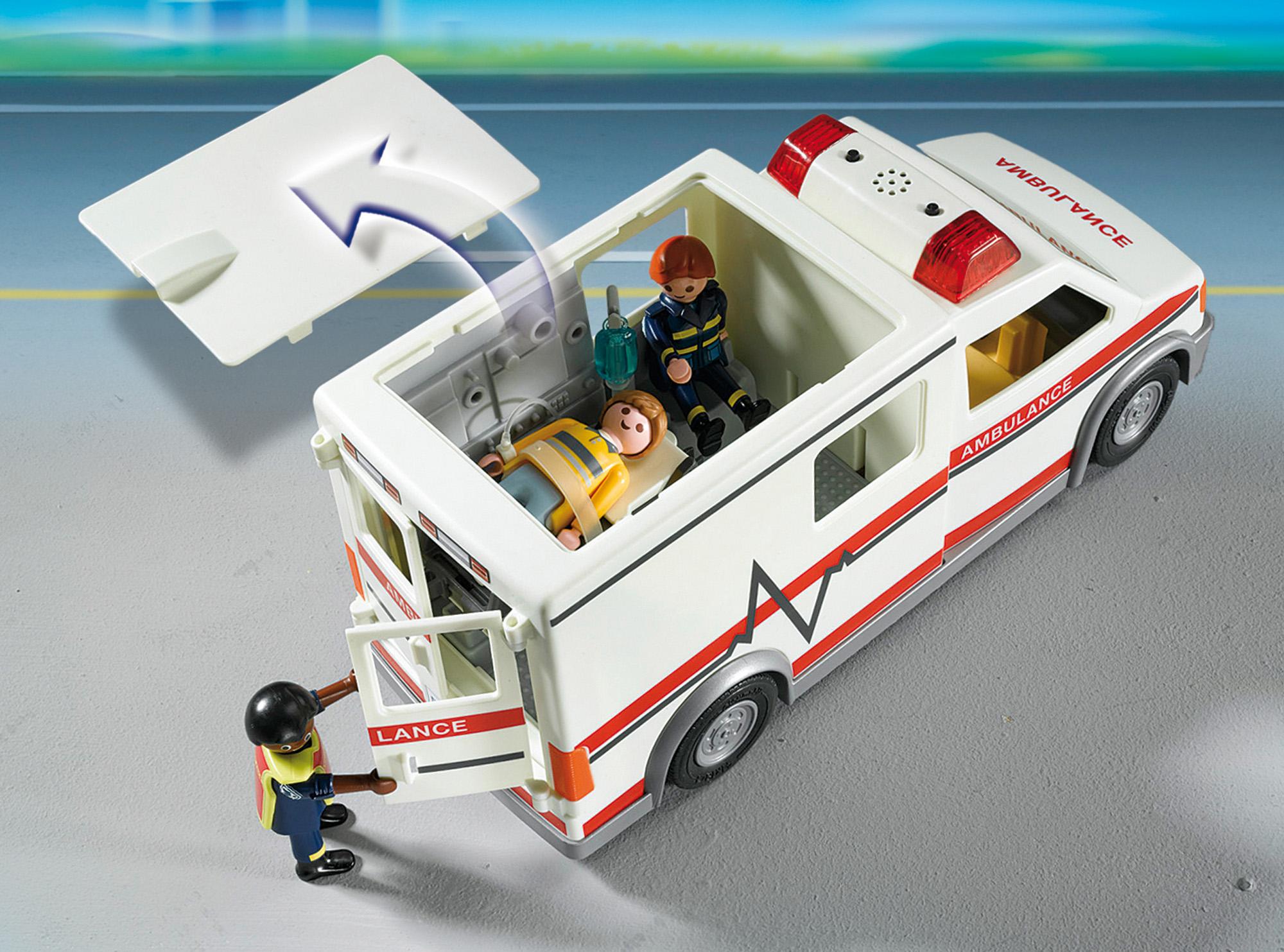 Playmobil ambulance toys