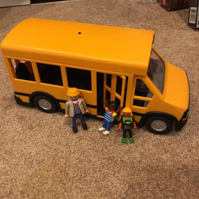 Playmobil bus orange