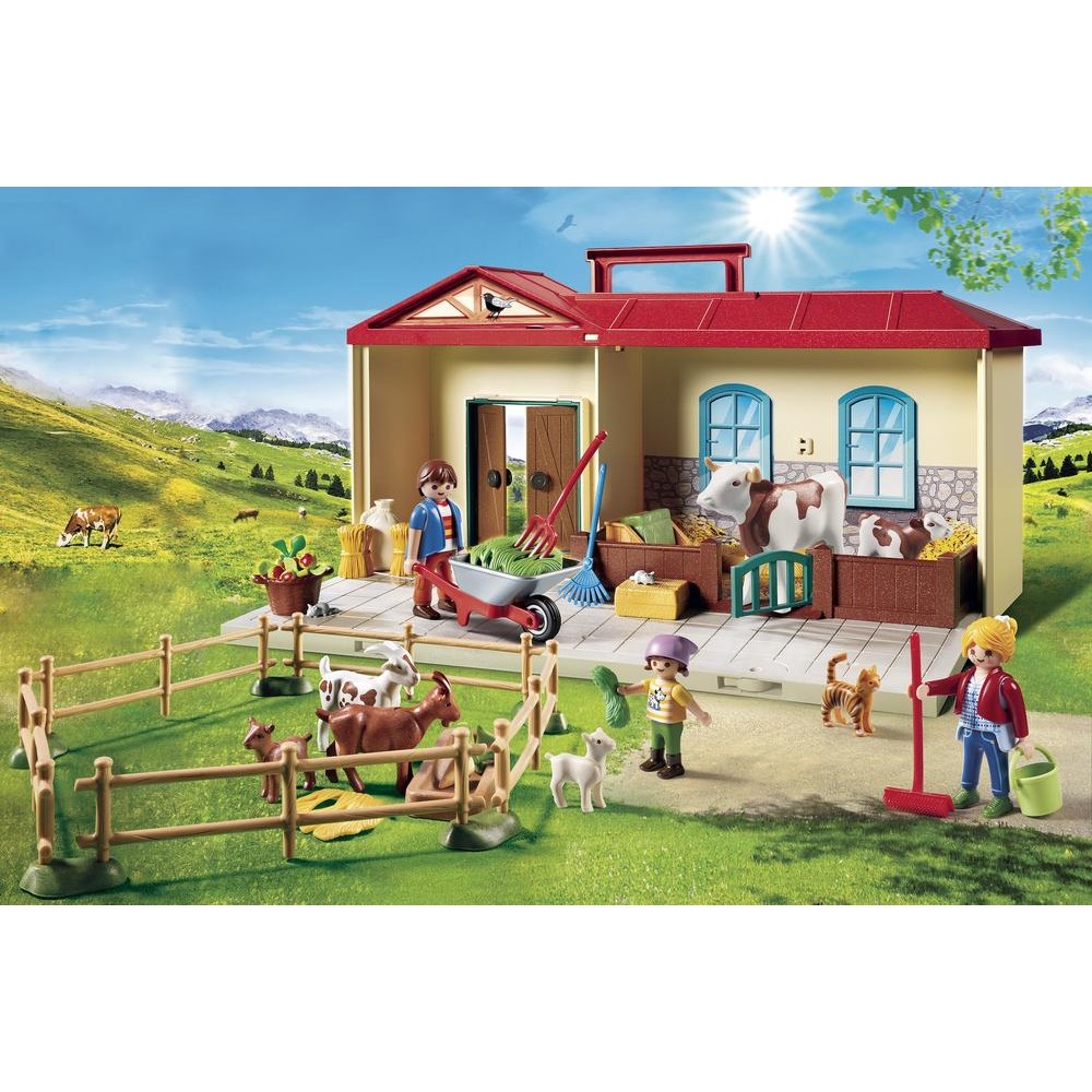 Playmobil ferme transportable