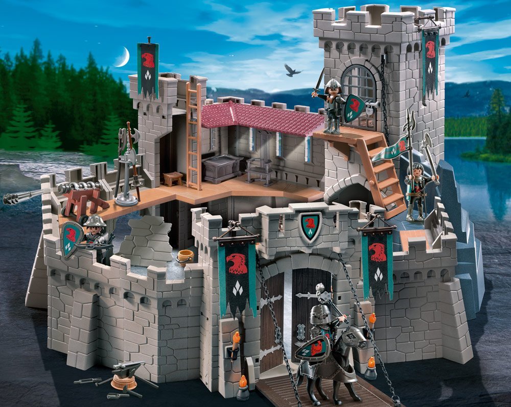Montage chateau fort playmobil aigle