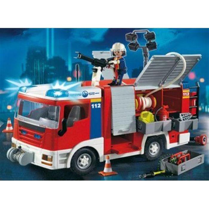 Camion pompier playmobil video