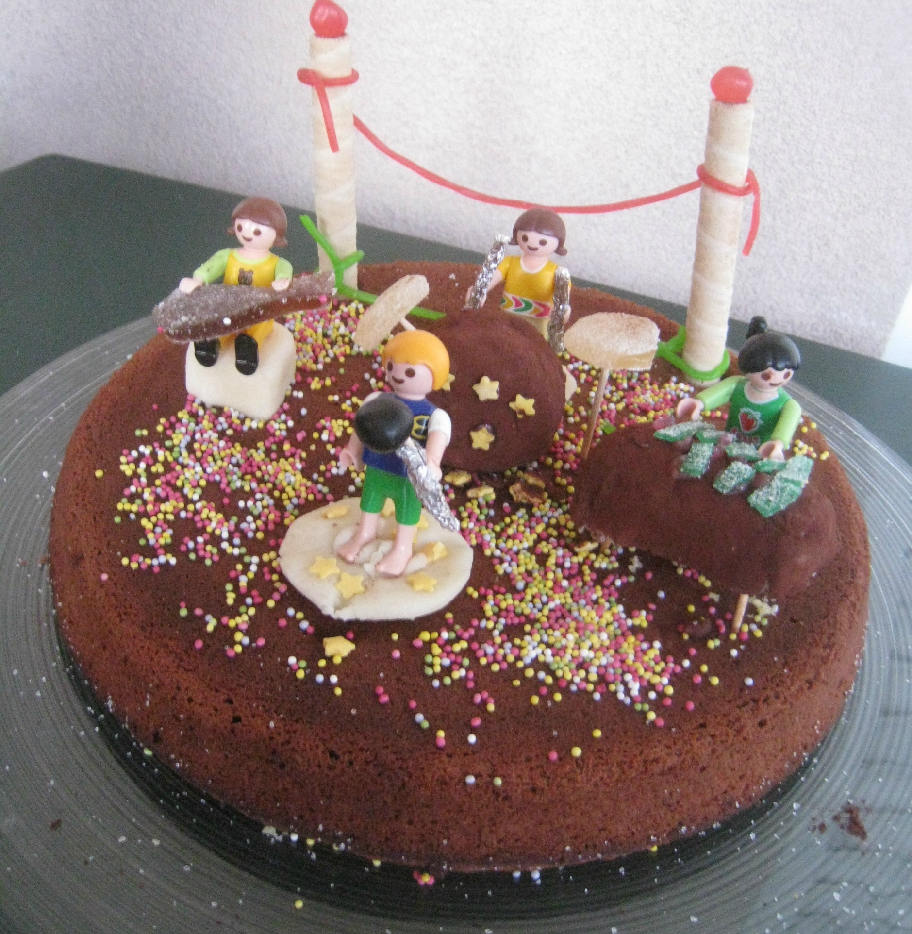 Gateau playmobil anniversaire fille