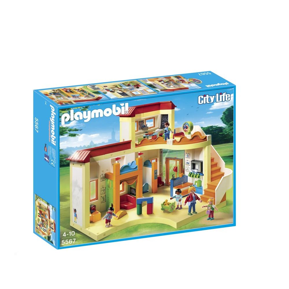 Dessin animé playmobil garderie