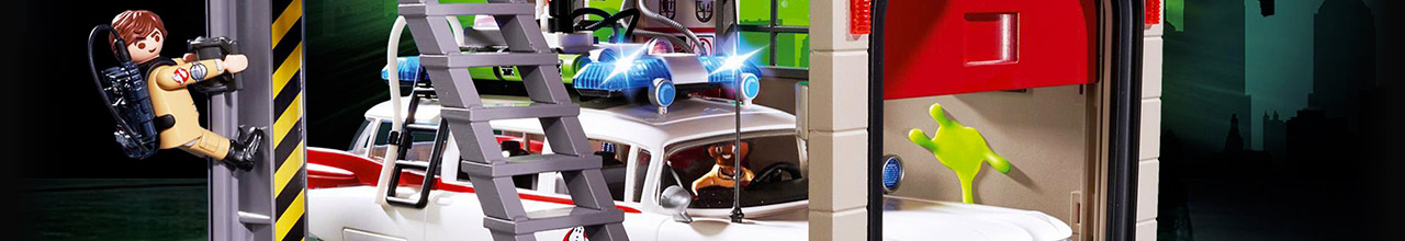 Playmobil ghostbusters voiture pas cher