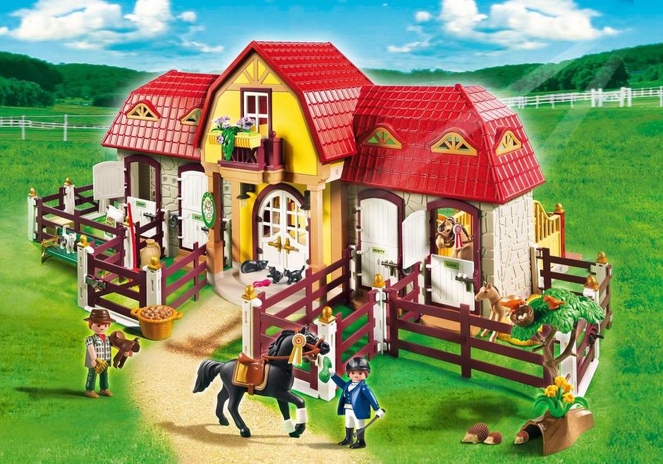 Playmobil transport de chevaux