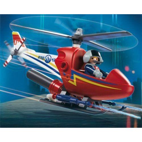 Playmobil 123 helicoptere pompier