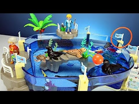 Playmobil dans aquarium